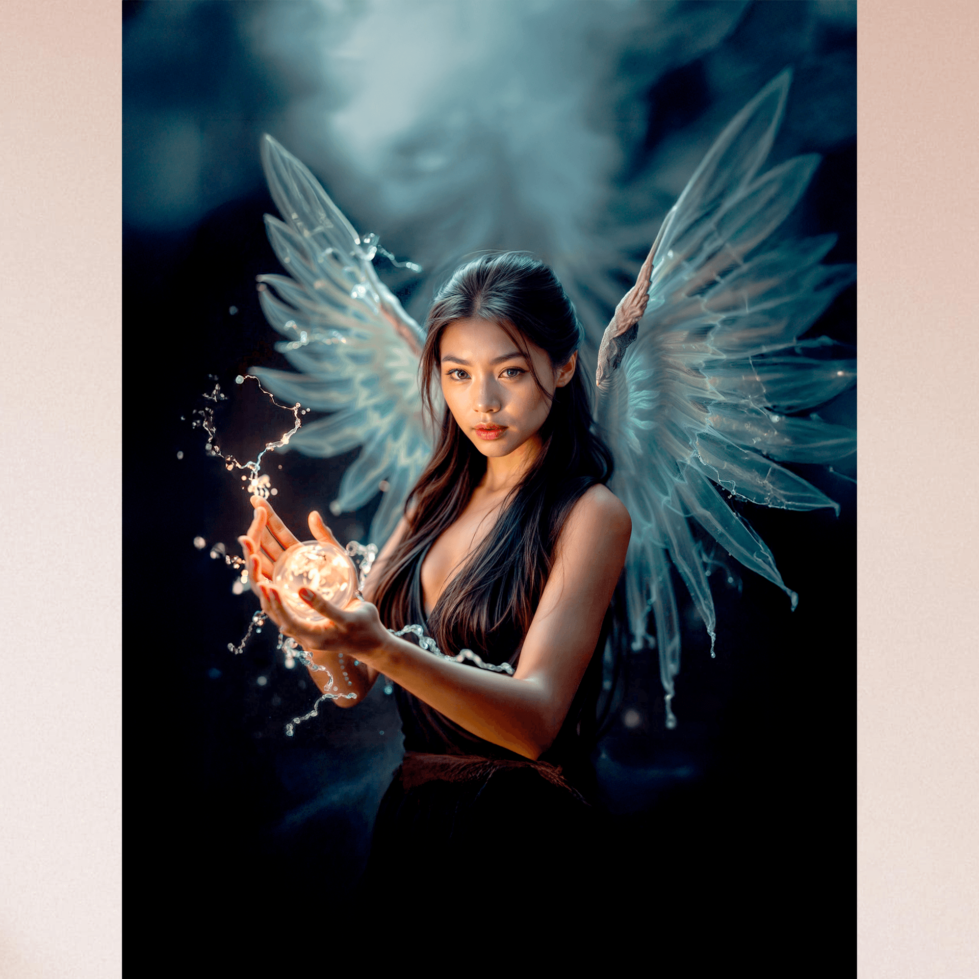 Angels of These Other Worlds Canvas #001 Hover