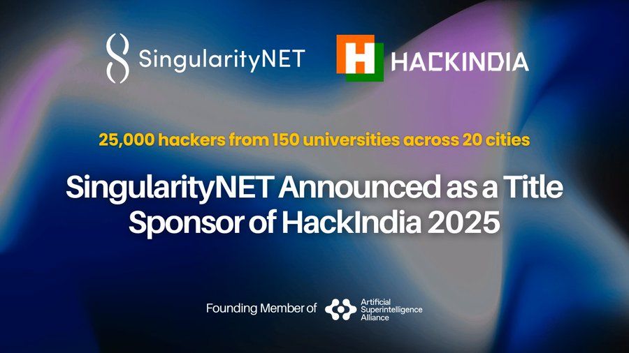 HackIndia 2025: SingularityNET as title sponsor