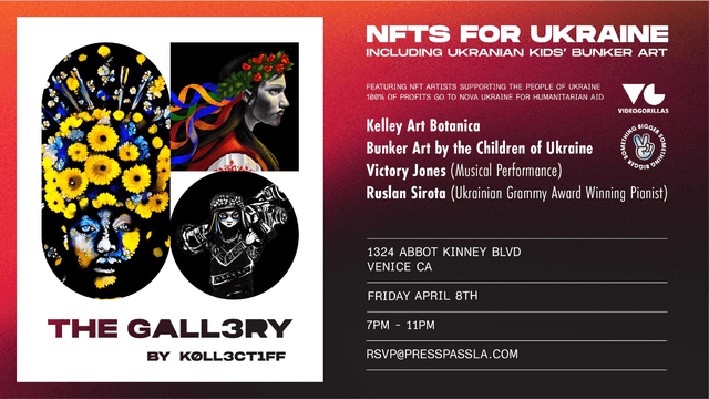 “NFTs for Ukraine” Featuring Bunker Art From The Front Lines To Support The Ukranian People