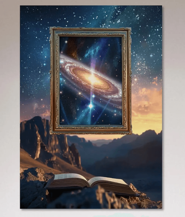 The Books of the Universe Wood Print #003 Hover