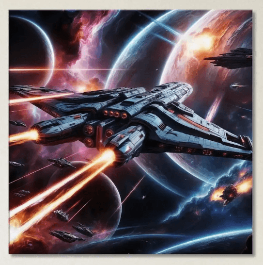 Science Fiction Whirlpool Canvas #002 Hover