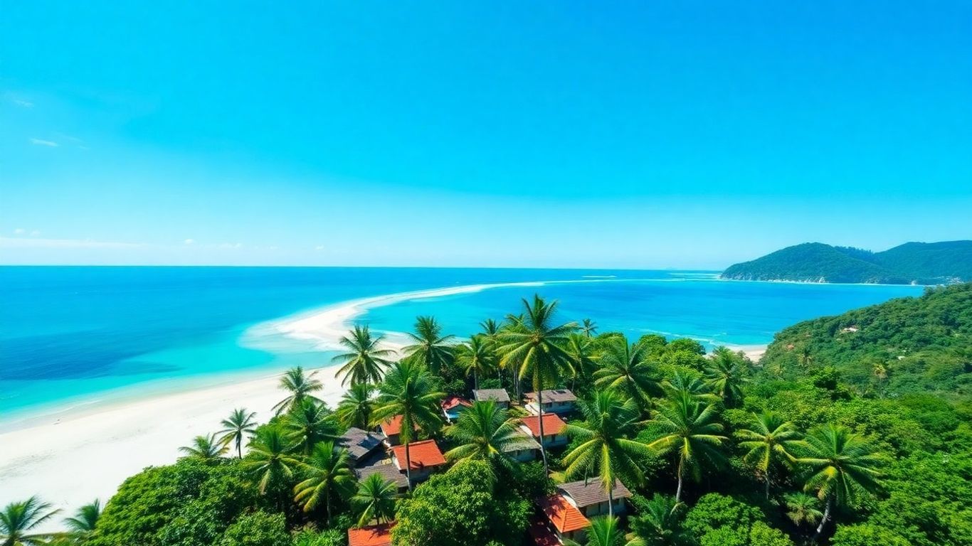 Tioman Island's turquoise waters and lush jungle.
