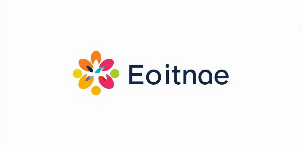 Colorful modern logo design on a clean background.