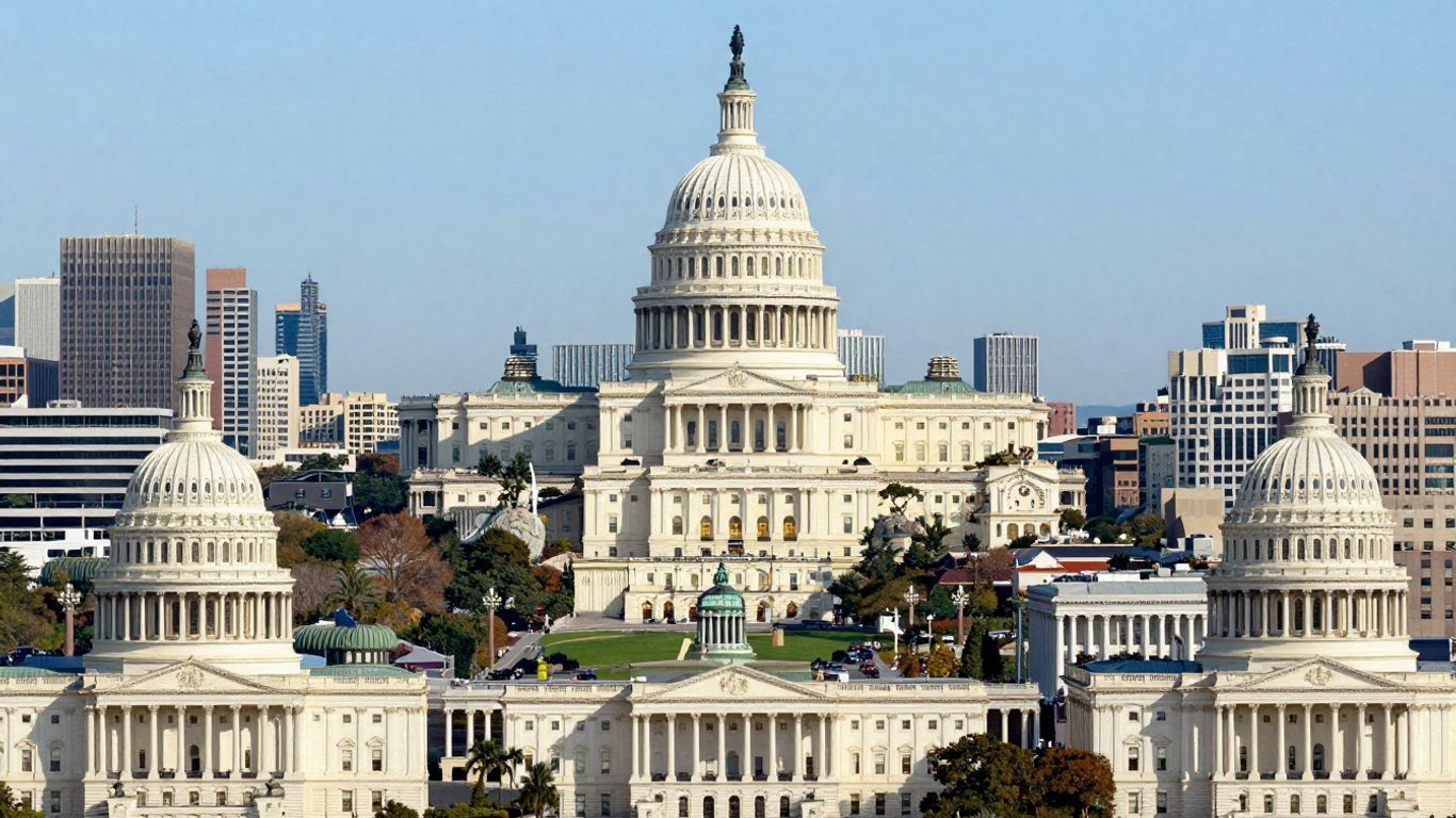 U.S. capital cities landmarks collage