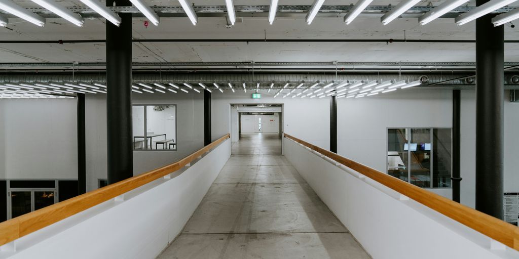 empty hallway inside building