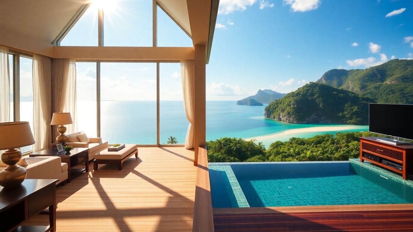 Langkawi hotel with private pool and ocean view