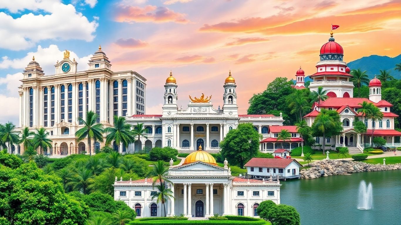 Diverse Malaysian capital cities beyond Kuala Lumpur.
