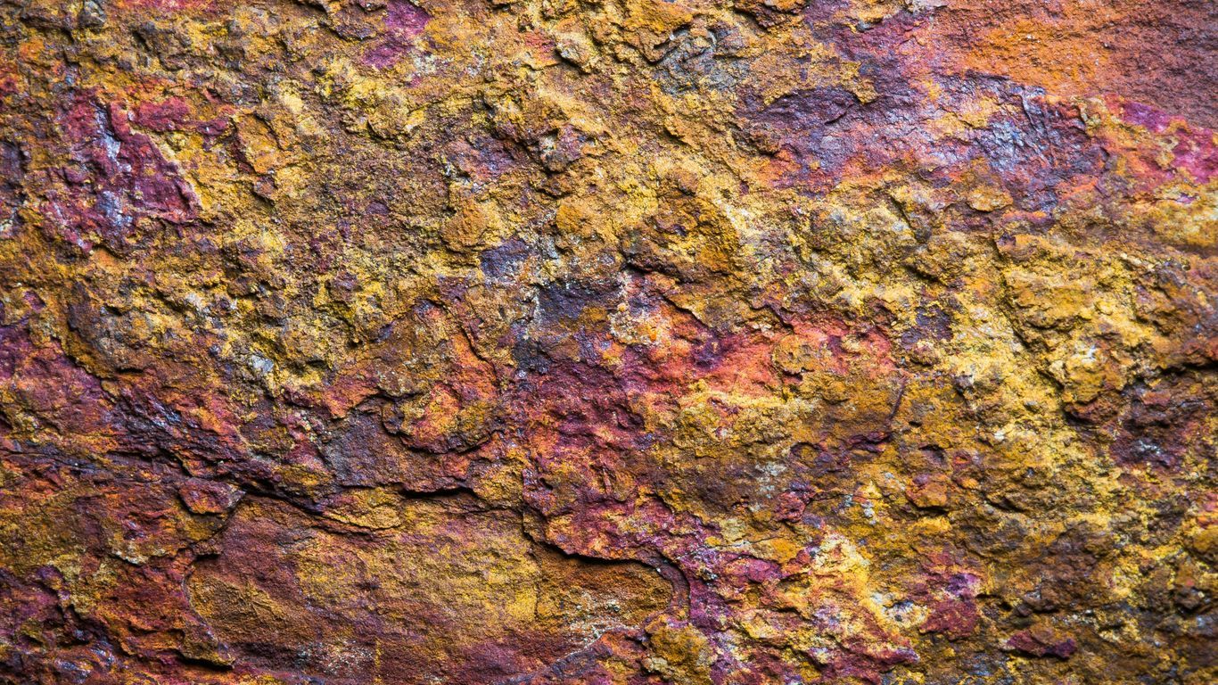 brown and yellow abstract painting