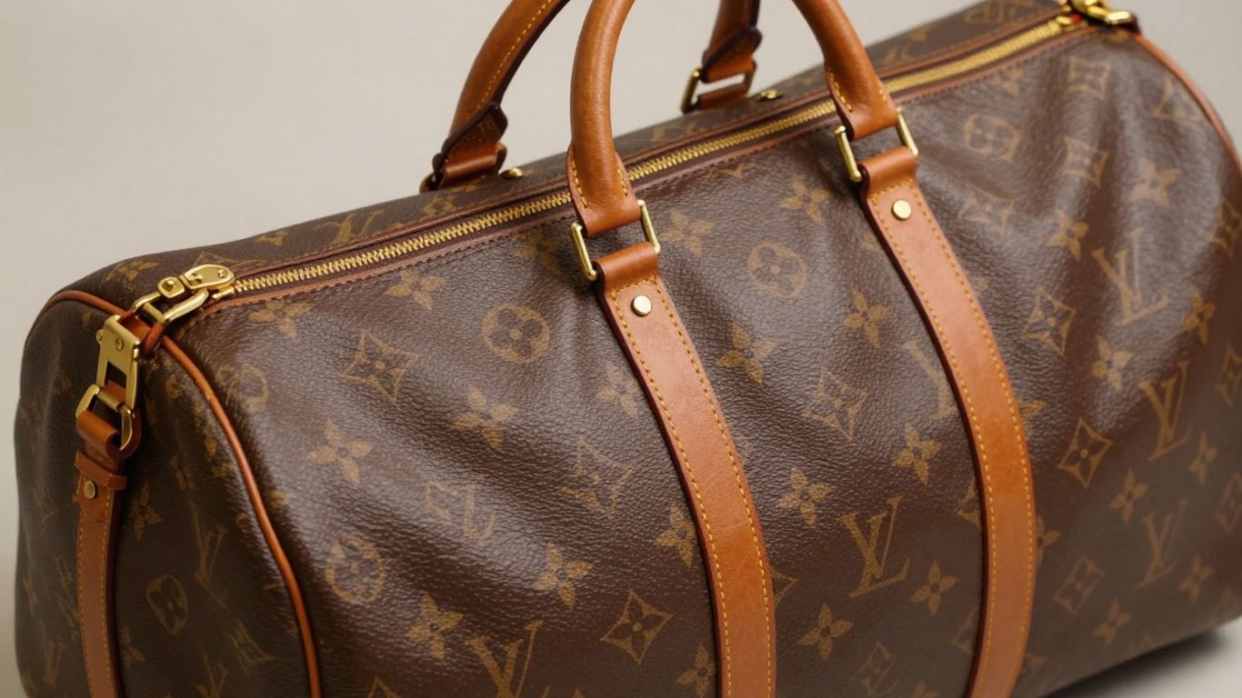 Vintage Louis Vuitton monogram travel bag