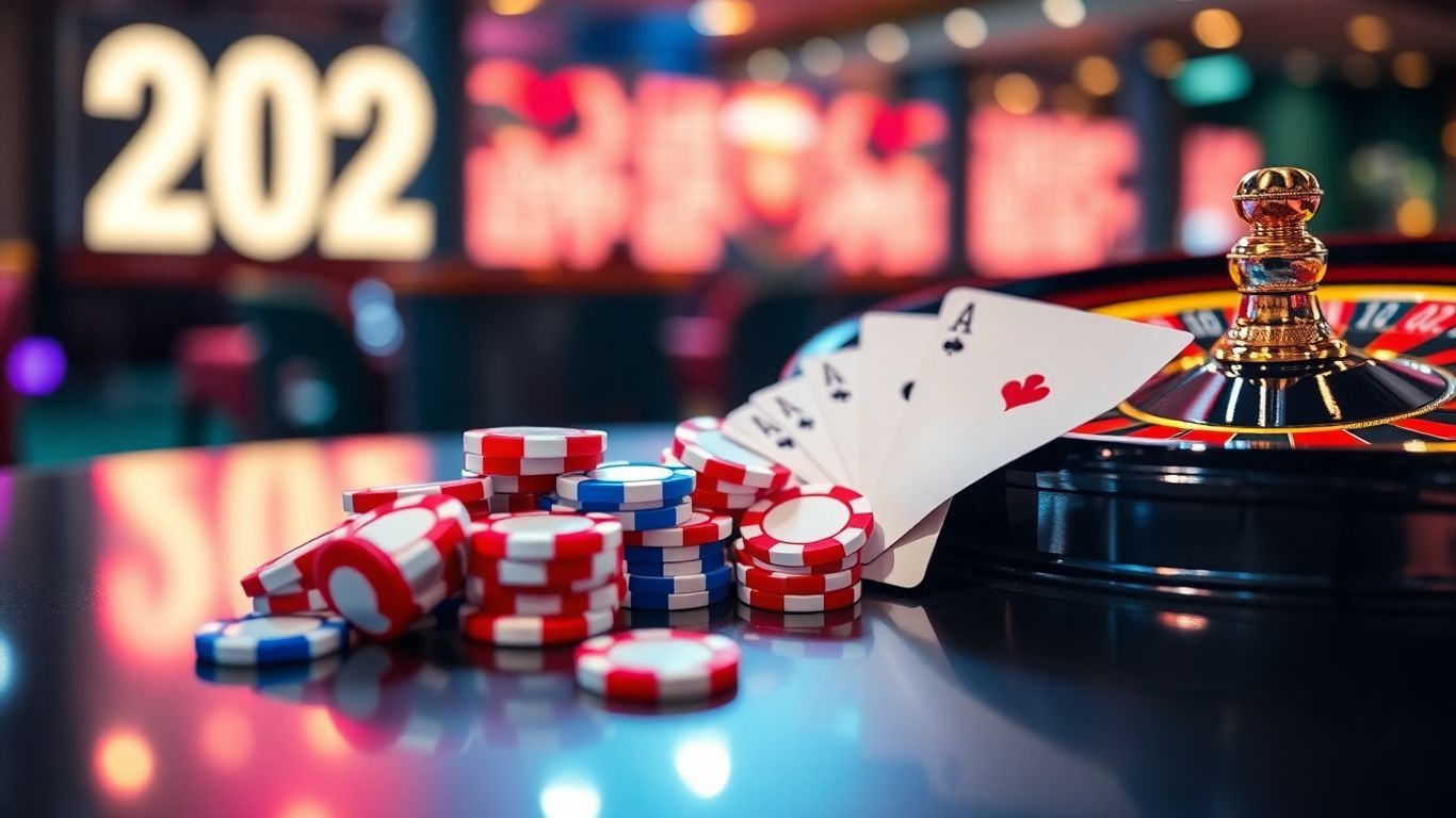 Malaysian online casino chips and cards