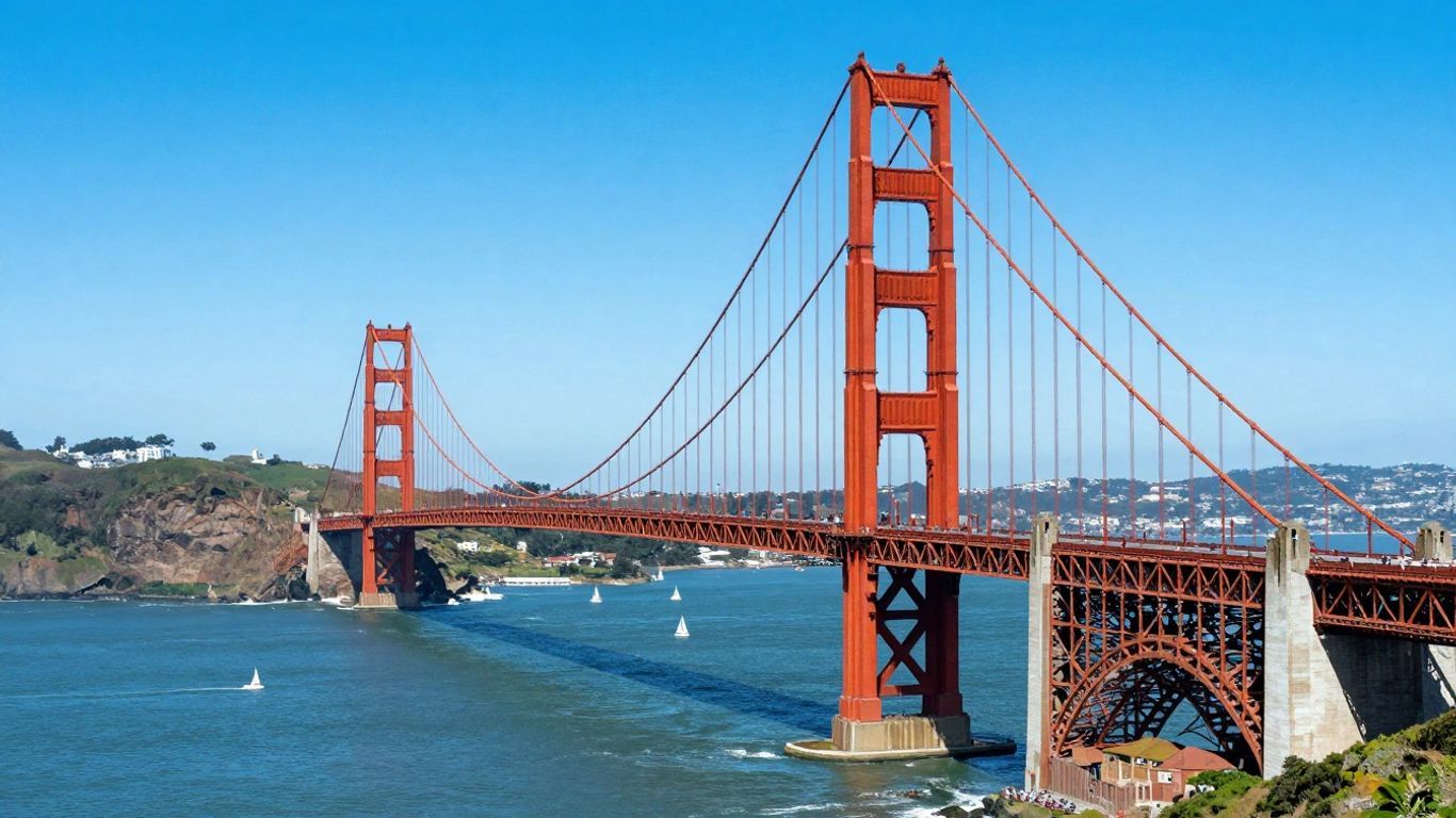 Golden Gate Bridge over San Francisco Bay