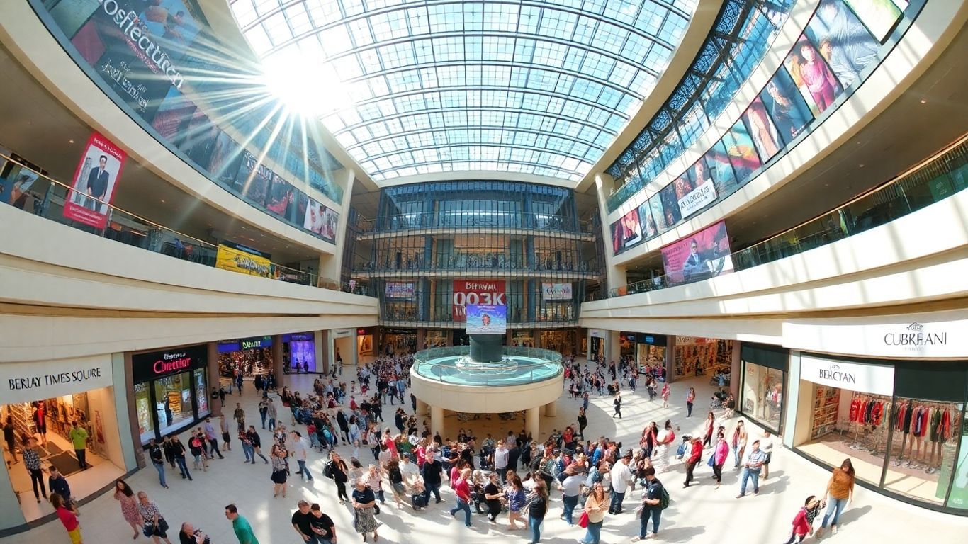 Berjaya Times Square interior, Kuala Lumpur shopping mall