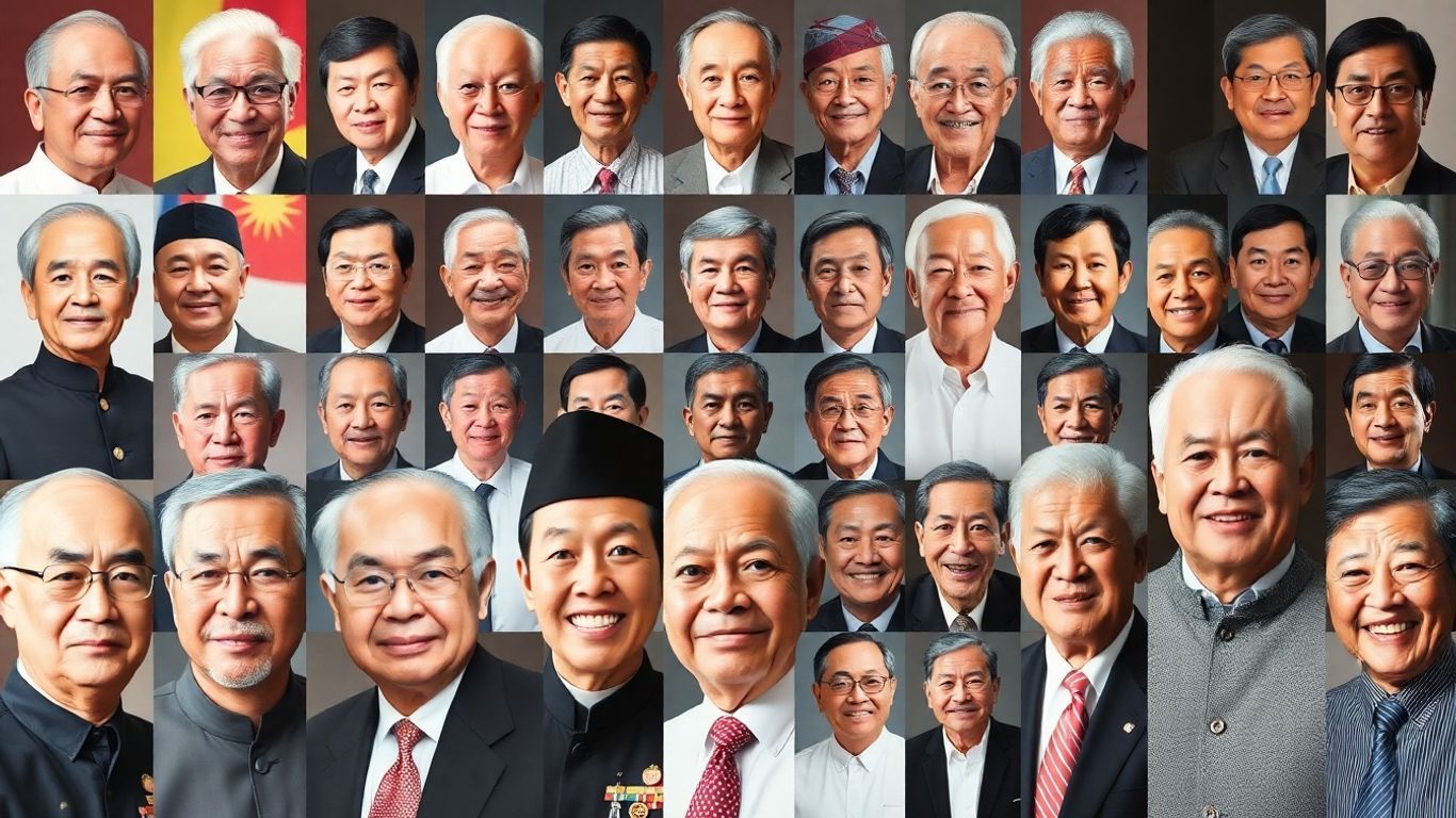 Malaysian Prime Ministers collage