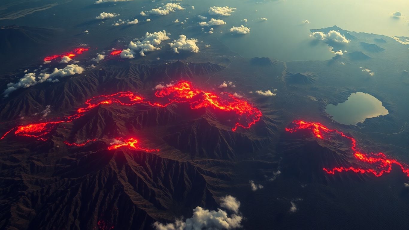 Malaysia map with earthquake hotspots highlighted.